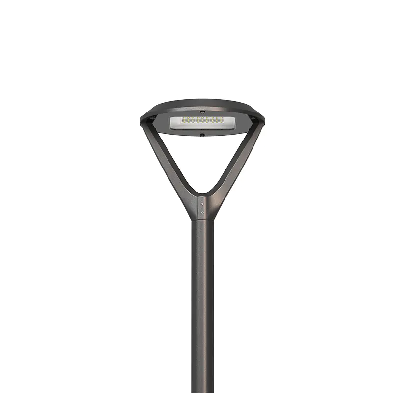 Iluminação urbana LED externa superior com poste IP66