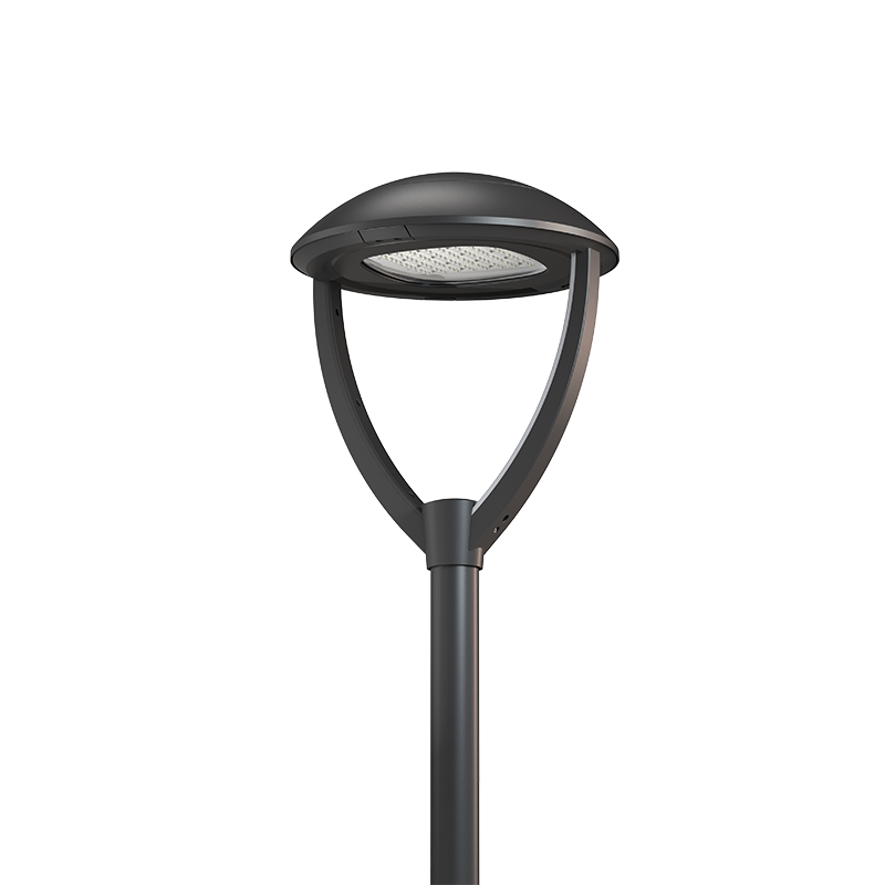 Poste superior e entrada lateral Lanternas LED luz urbana